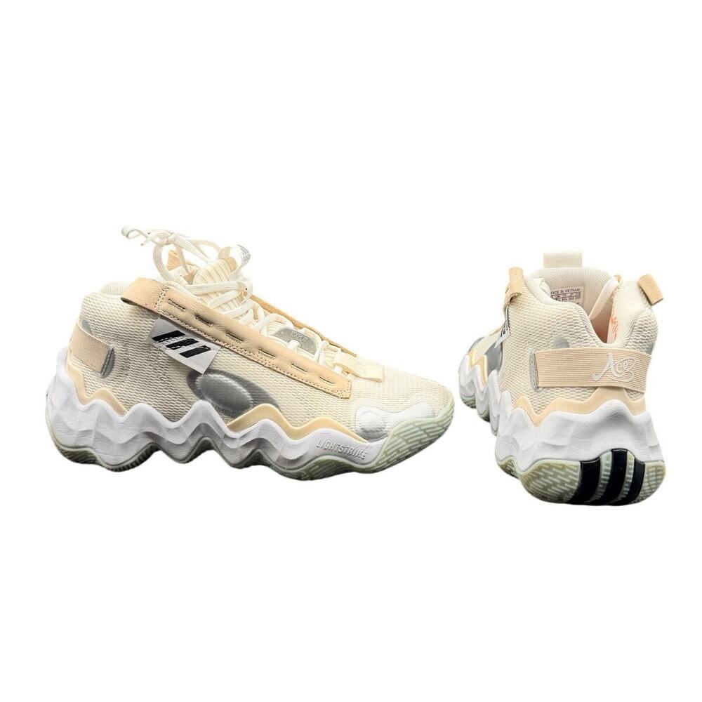 Adidas Trae Young 2 Cream Beige Basketball Sneakers women’s 9